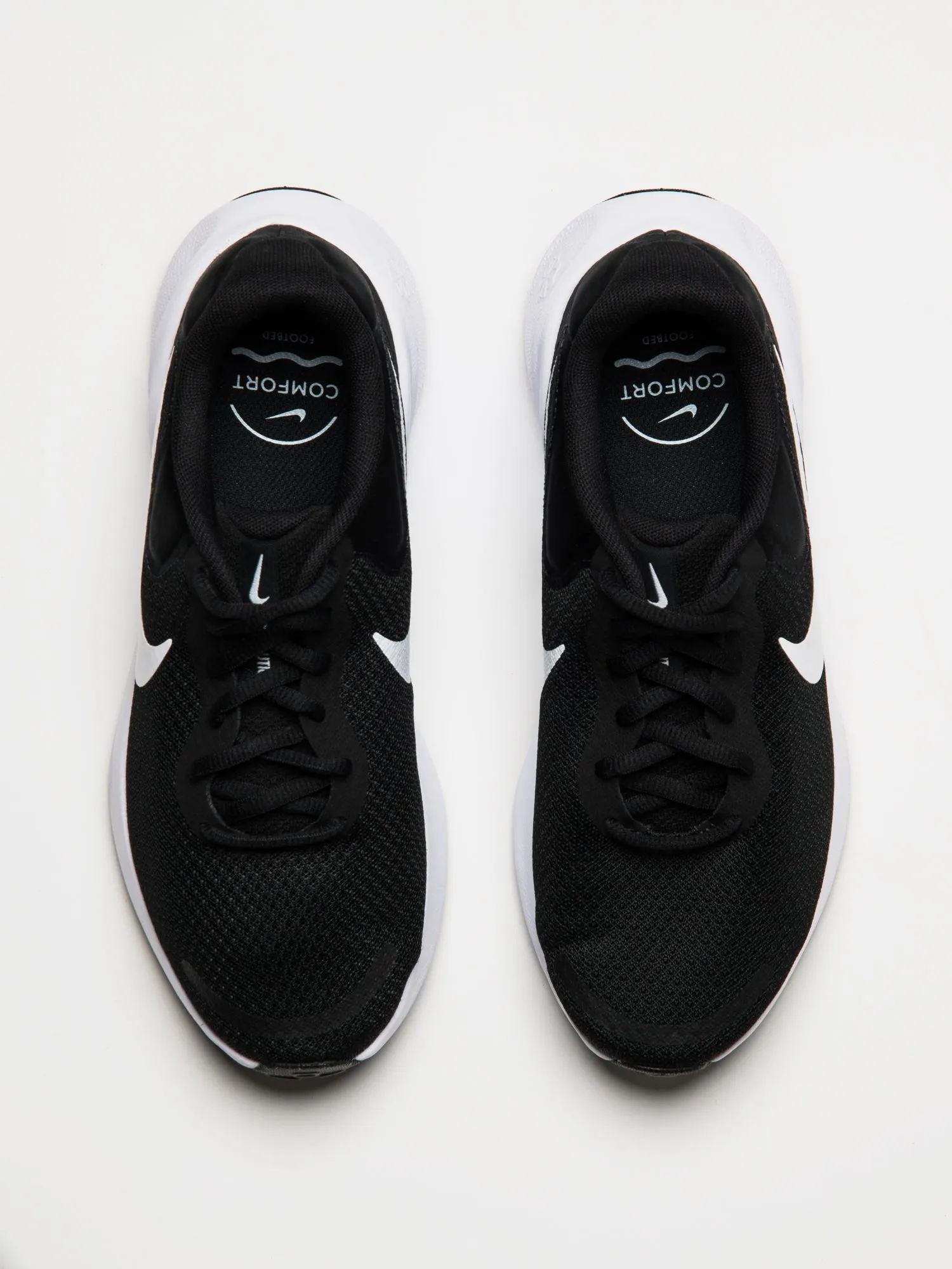 WOMENS NIKE REVOLUTION 7 RUNNING SHOE - BLACK/WHITE sold by Boathouse product image thumbnail 4