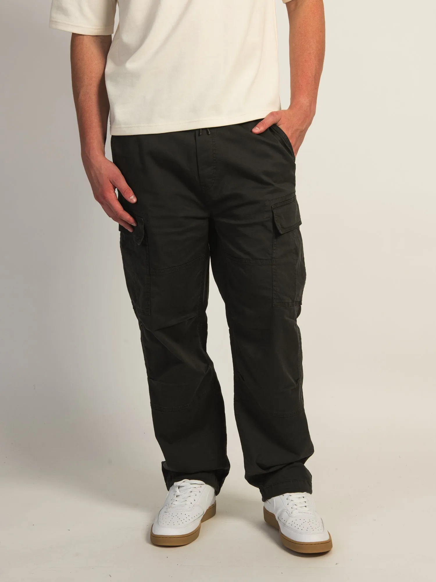 TAINTED RELAXED LIGHTWEIGHT CARGO - BLACK sold by Boathouse