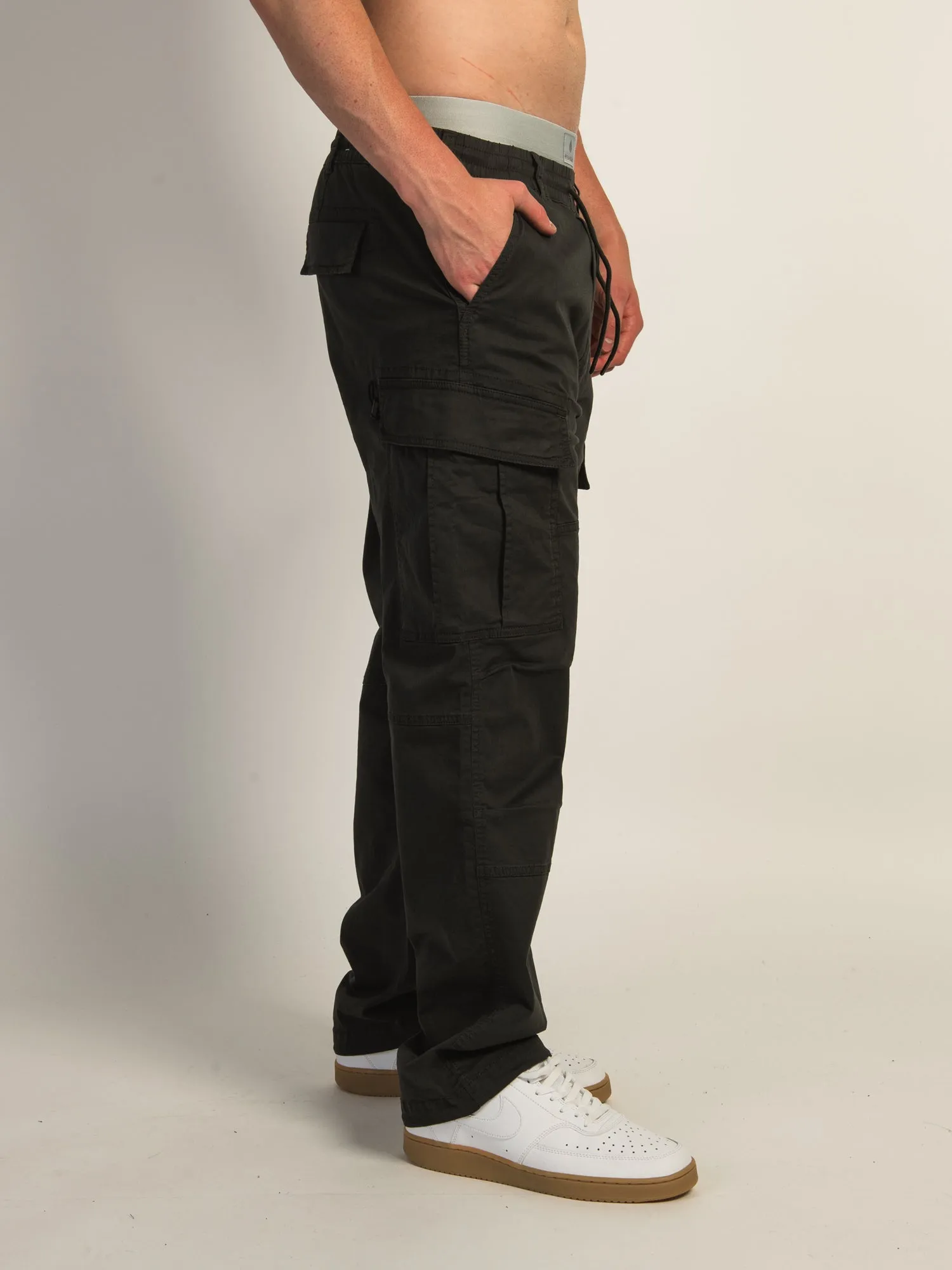 TAINTED RELAXED LIGHTWEIGHT CARGO - BLACK sold by Boathouse product image thumbnail 4