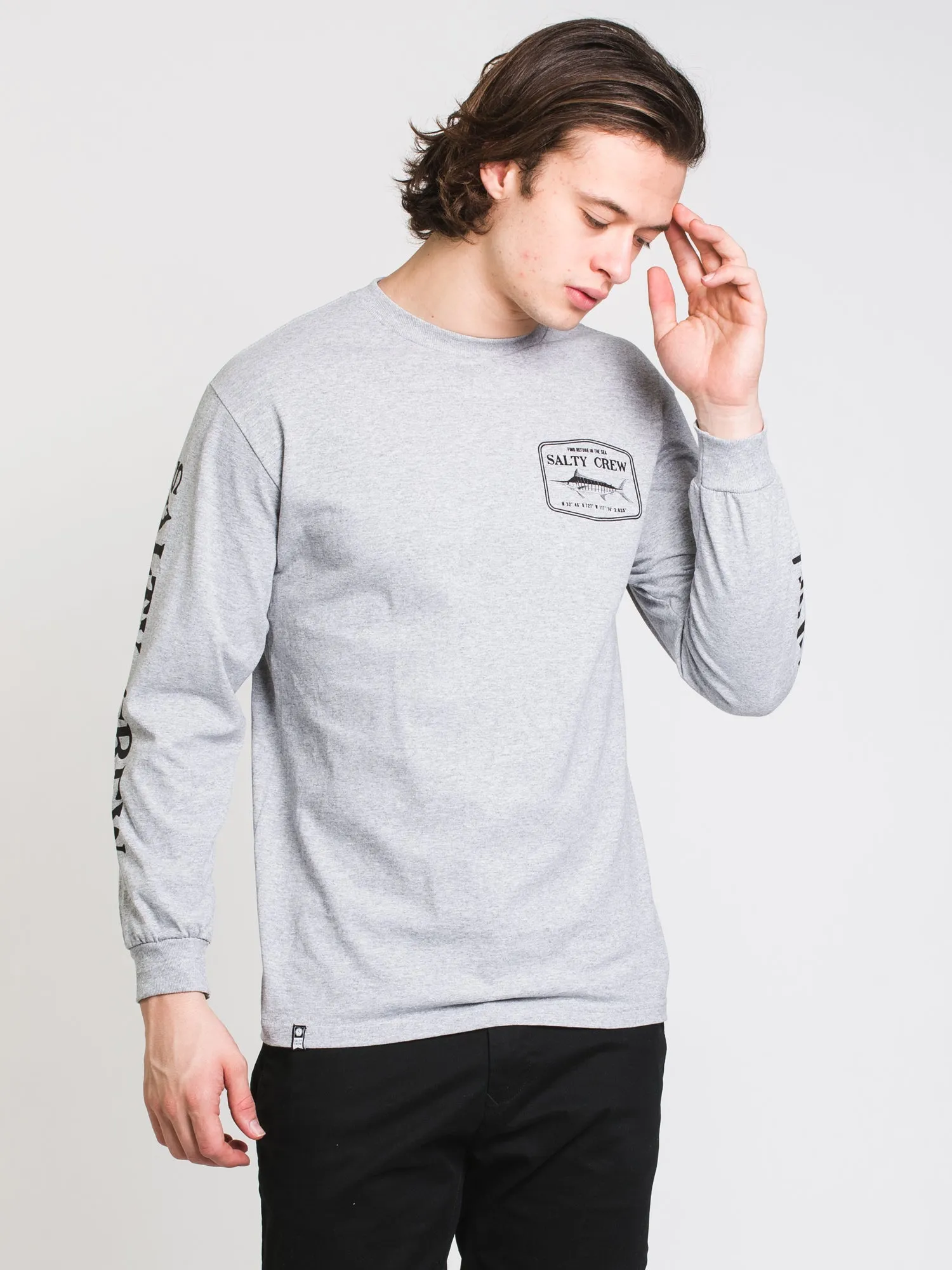 SALTY CREW STEALTH STANDARD LONG SLEEVE TEE - CLEARANCE sold by Boathouse