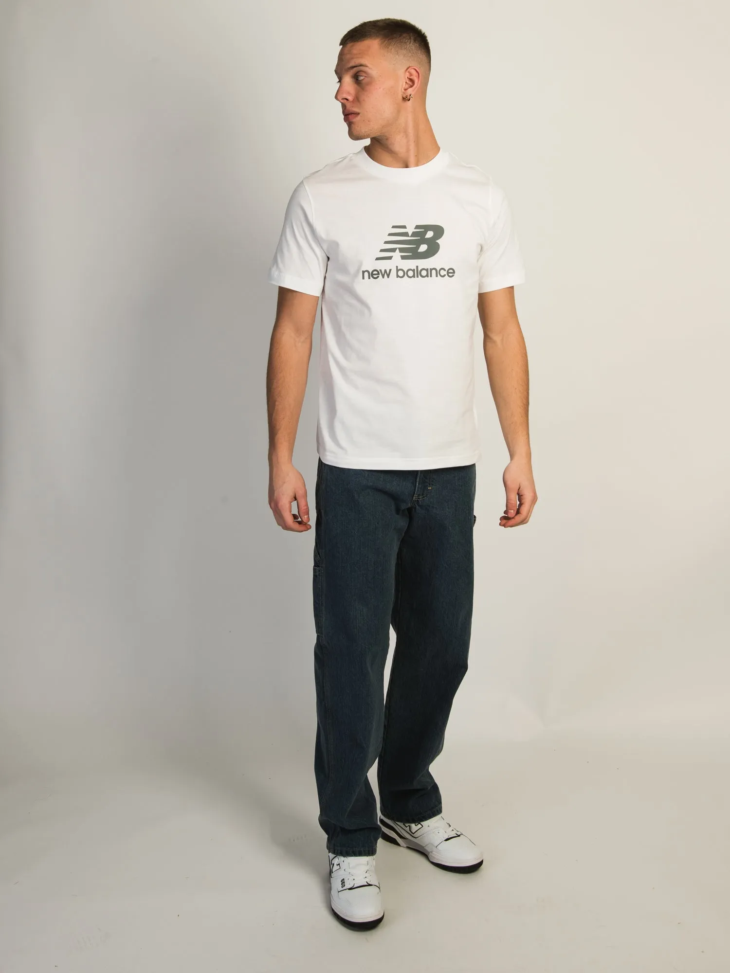 NEW BALANCE ESSENTIAL T-SHIRT - WHITE sold by Boathouse product image thumbnail 2