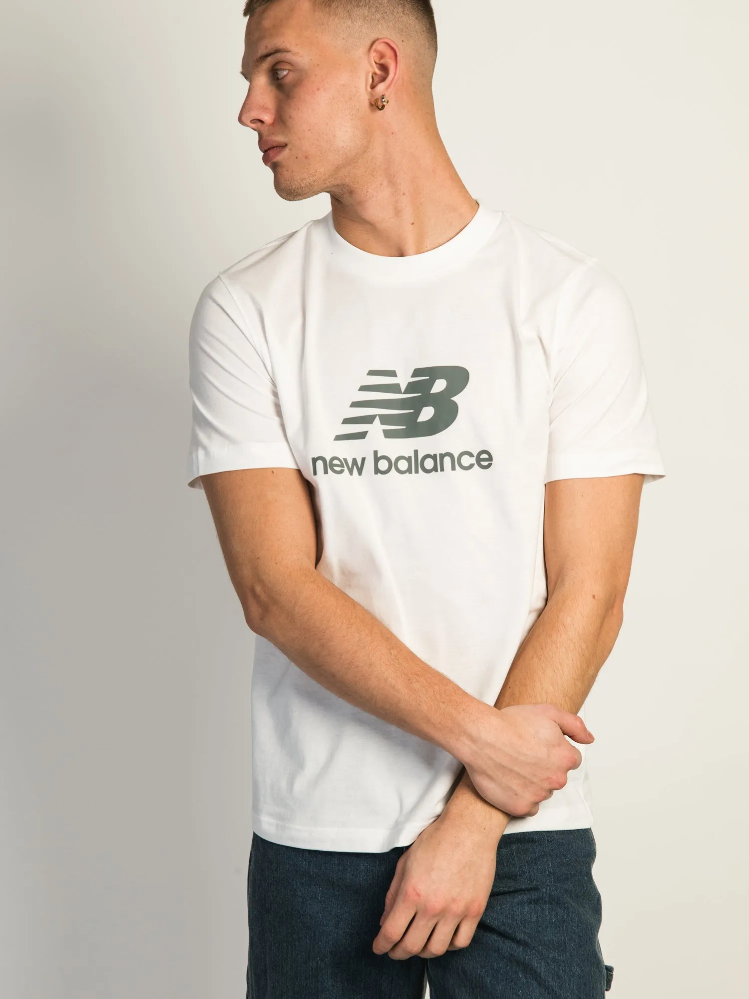 NEW BALANCE ESSENTIAL T-SHIRT - WHITE sold by Boathouse product image thumbnail 3