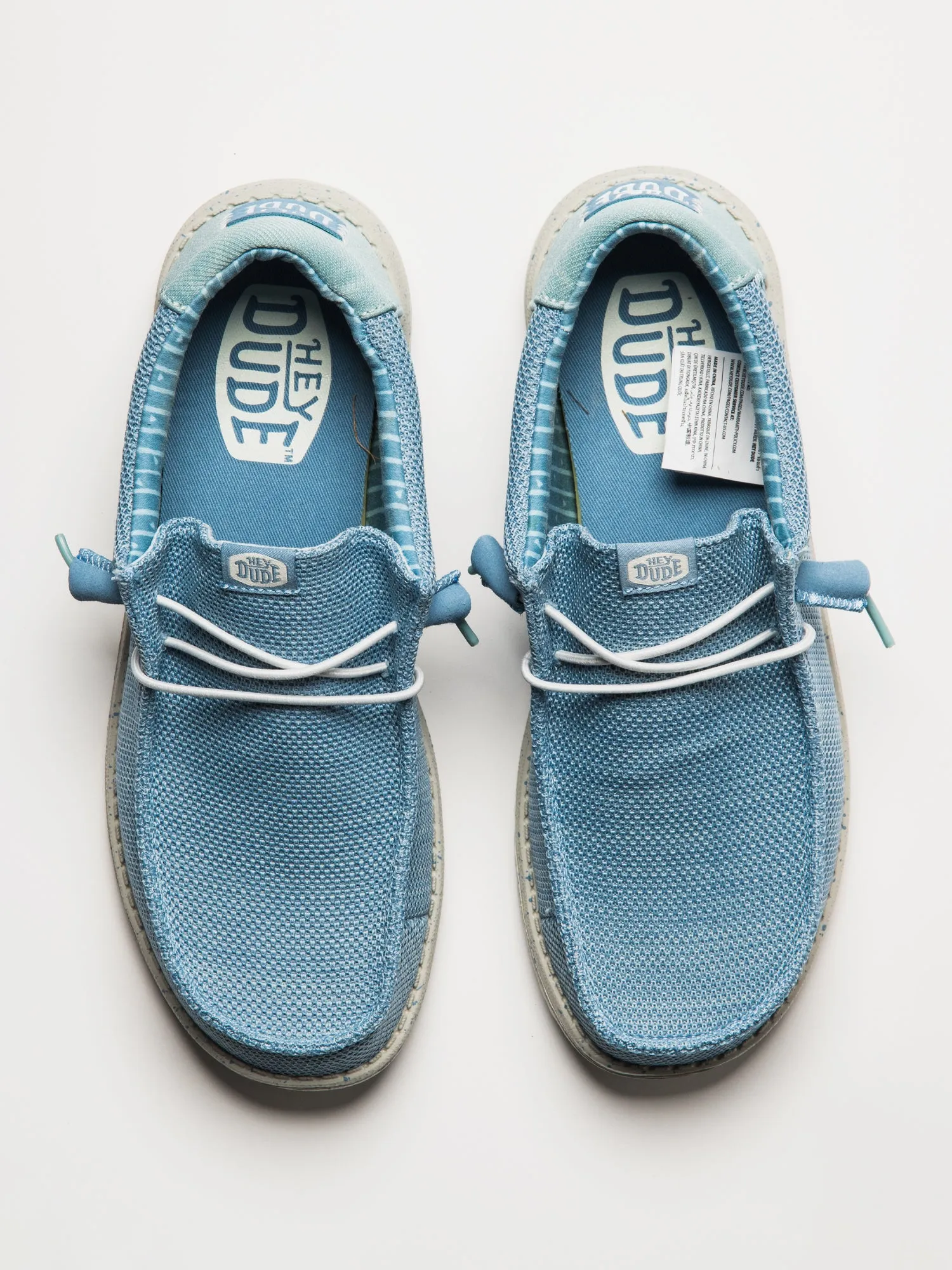 MENS HEYDUDE WALLY STRETCH SOX SLIP-ON - CLOUD BLUE sold by Boathouse product image thumbnail 4