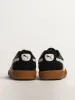 WOMENS PUMA PALERMO LEATHER SNEAKER - BLACK/FEATHER GRAY/GUM sold by Boathouse