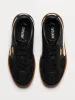 WOMENS PUMA PALERMO LEATHER SNEAKER - BLACK/FEATHER GRAY/GUM sold by Boathouse