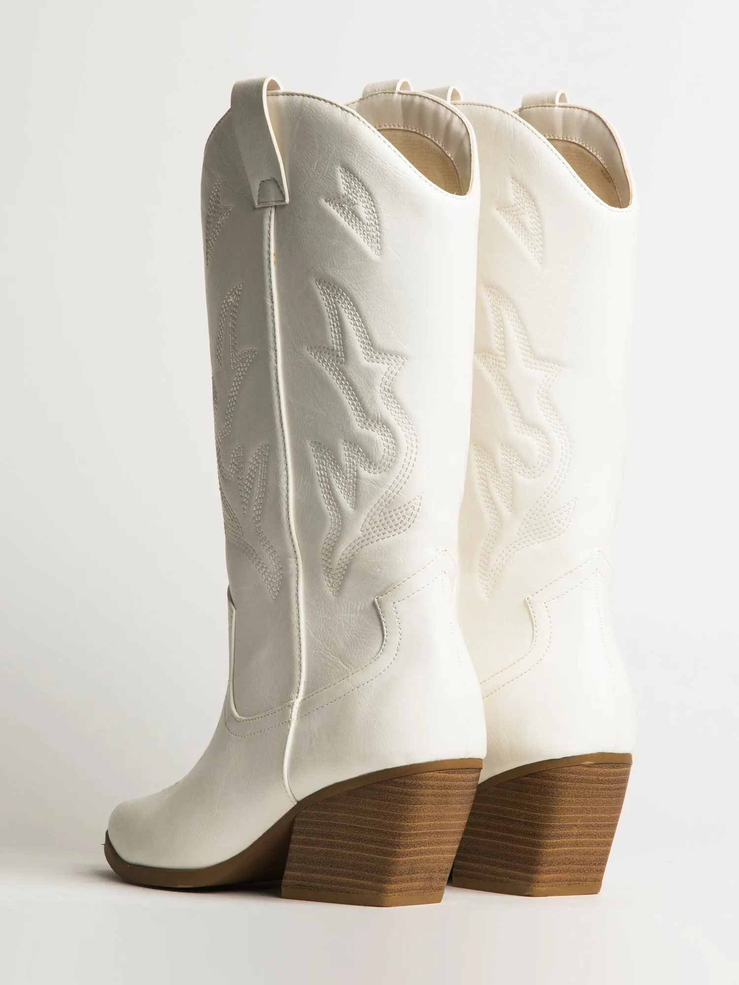 WOMENS HARLOW STASSIE COWBOY BOOTS - WHITE sold by Boathouse product image thumbnail 4