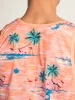 ISLAND HAZE ISLAND PALM ALL OVER PRINT TANK TOP - PEACH sold by Boathouse