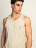 ISLAND HAZE BEER EMBROIDERED TANK TOP - TAUPE sold by Boathouse