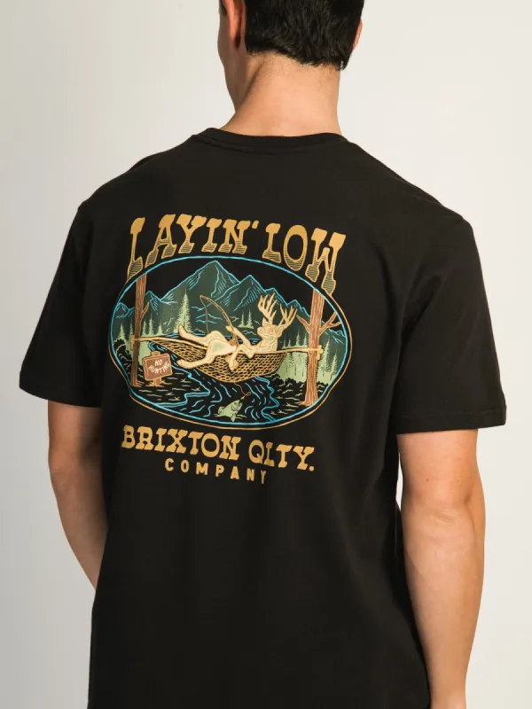 BRIXTON LAYIN' LOW STANDARD T-SHIRT sold by Boathouse