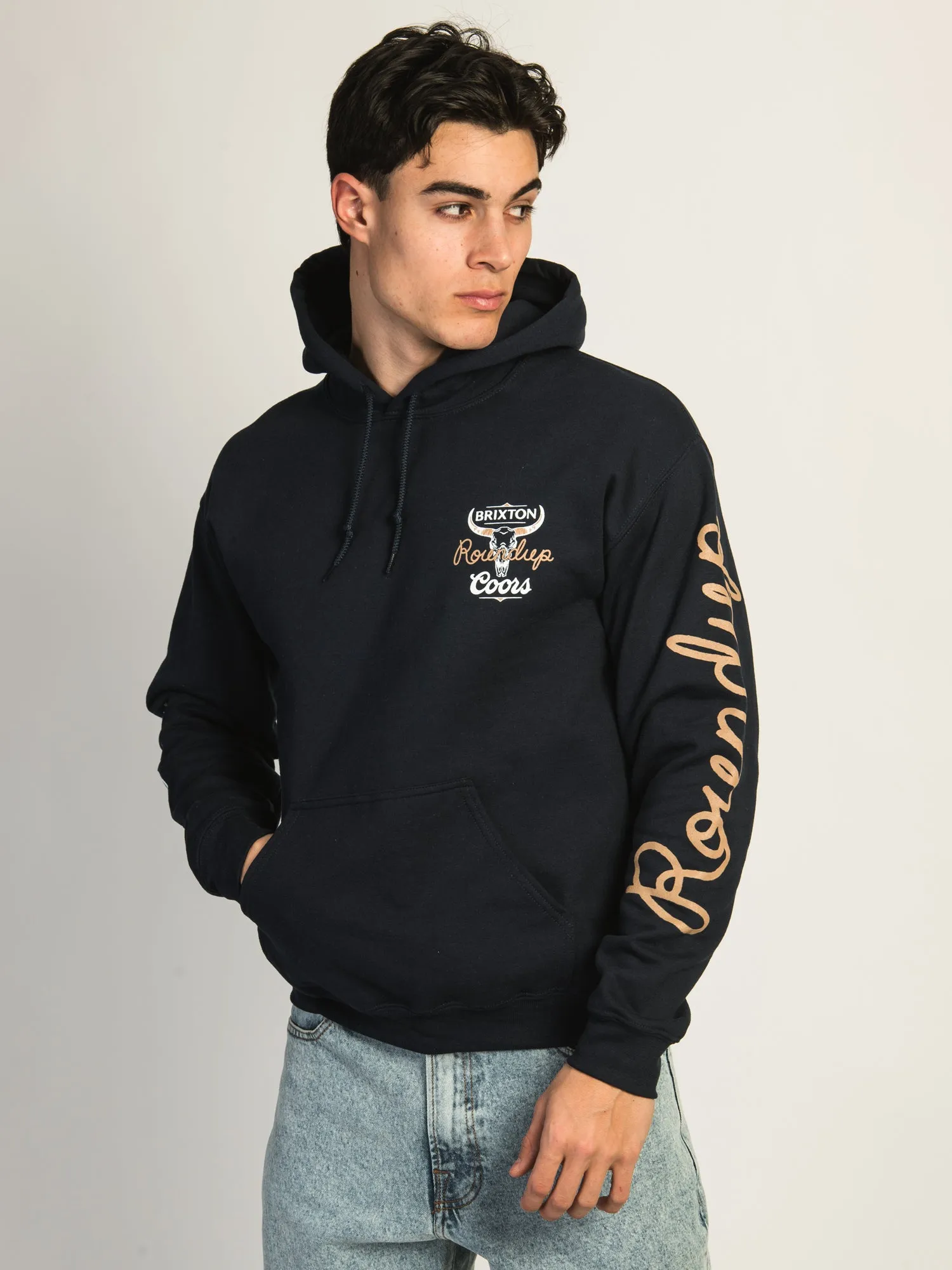 BRIXTON COORS ROUND UP PULLOVER HOODIE sold by Boathouse product image thumbnail 2
