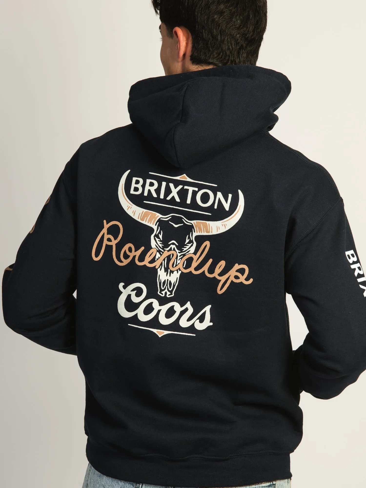 BRIXTON COORS ROUND UP PULLOVER HOODIE sold by Boathouse