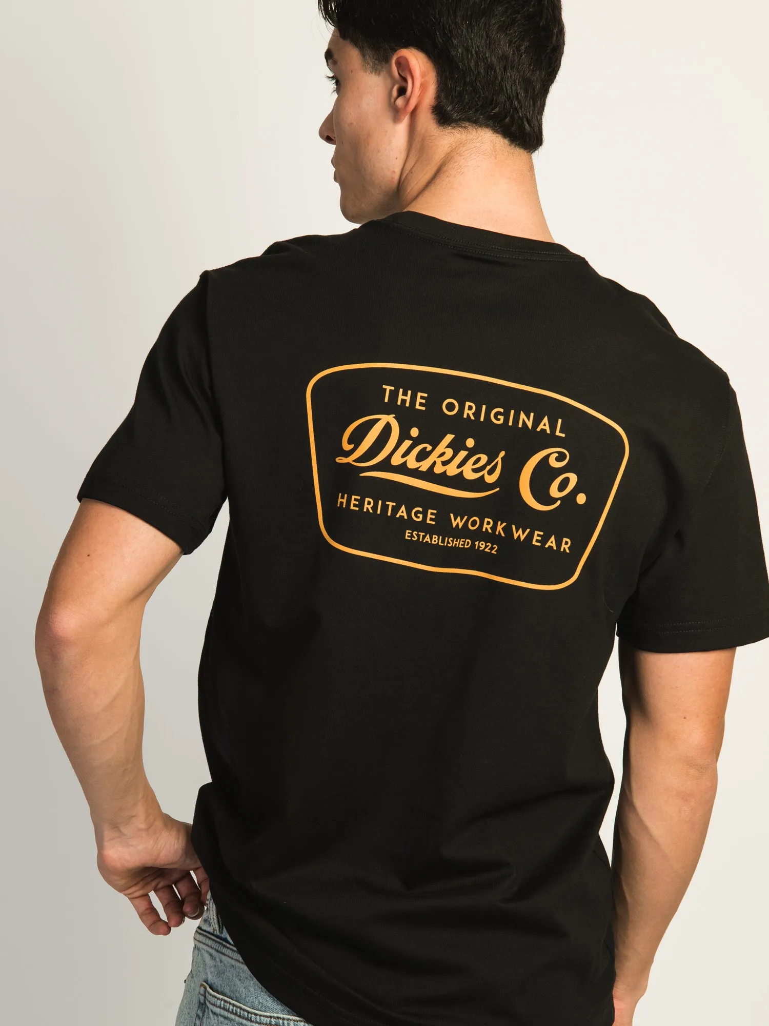 DICKIES HERITAGE SCRIPT T-SHIRT sold by Boathouse