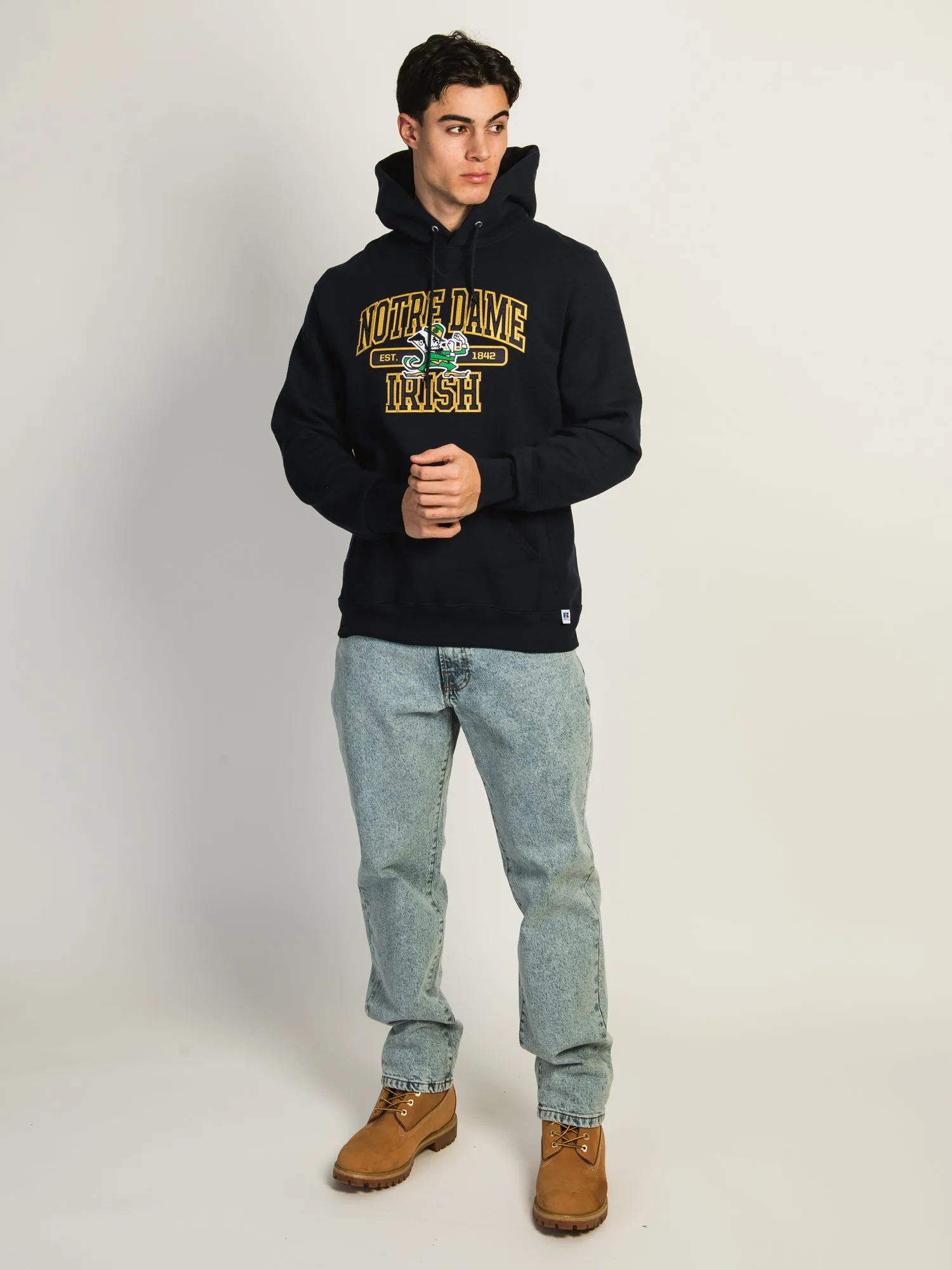 VARSITY NOTRE DAME PULLOVER HOODIE - NAVY sold by Boathouse product image thumbnail 2