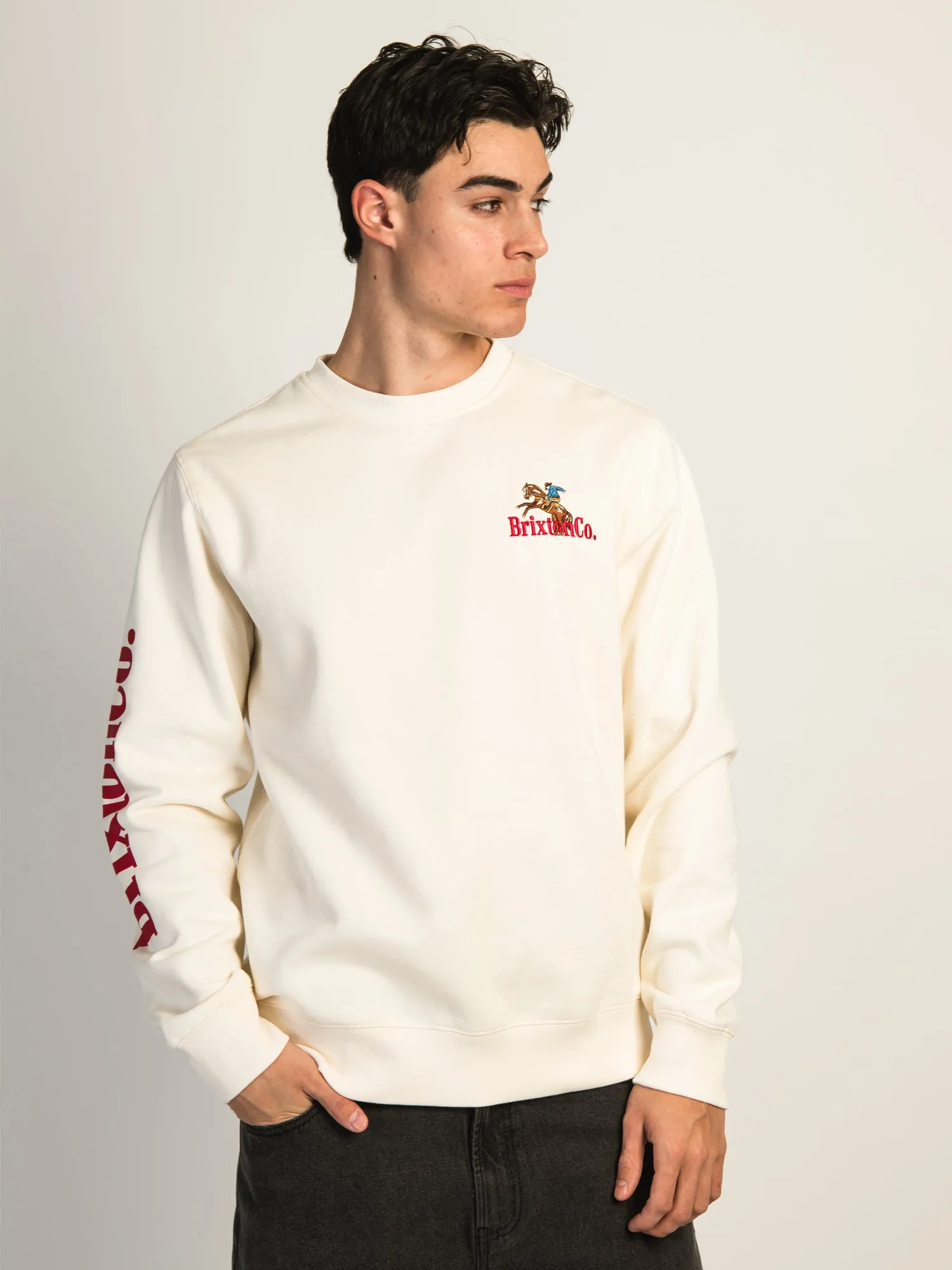 BRIXTON INWOOD CREWNECK sold by Boathouse