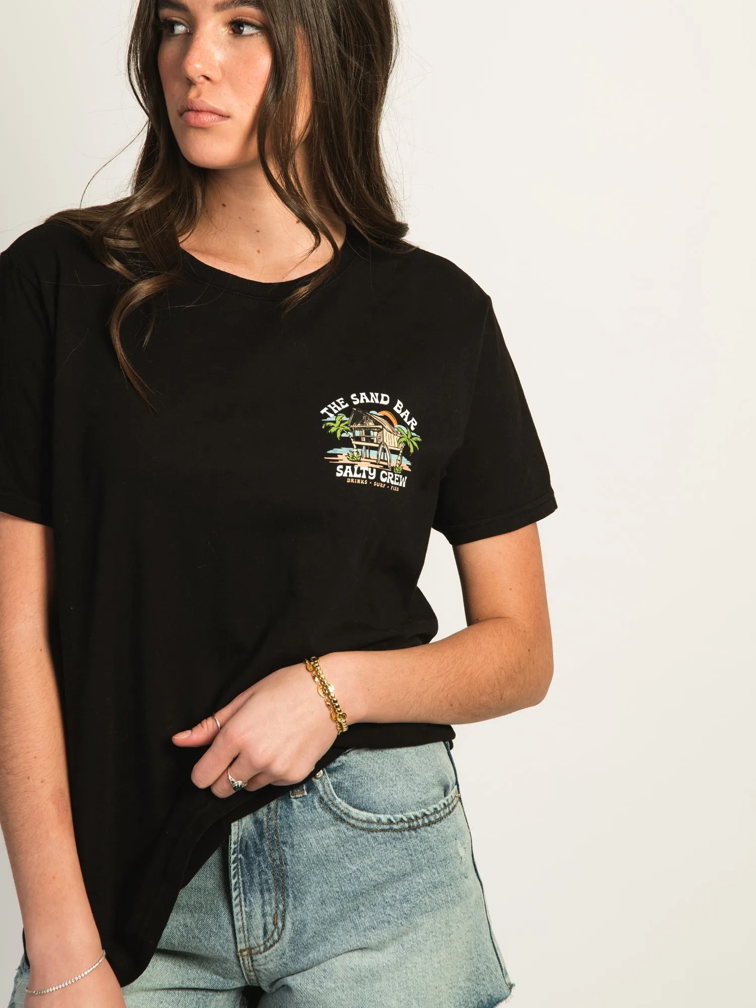 SALTY CREW SAND BAR BOYFRIEND T-SHIRT sold by Boathouse product image thumbnail 4