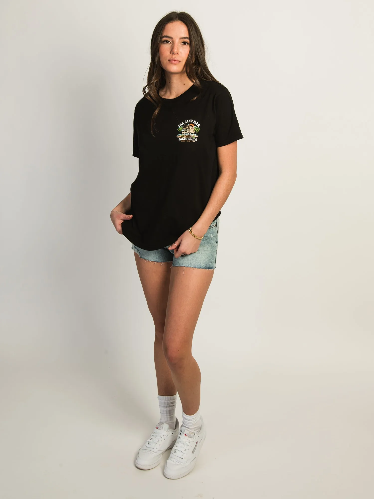 SALTY CREW SAND BAR BOYFRIEND T-SHIRT sold by Boathouse product image thumbnail 3