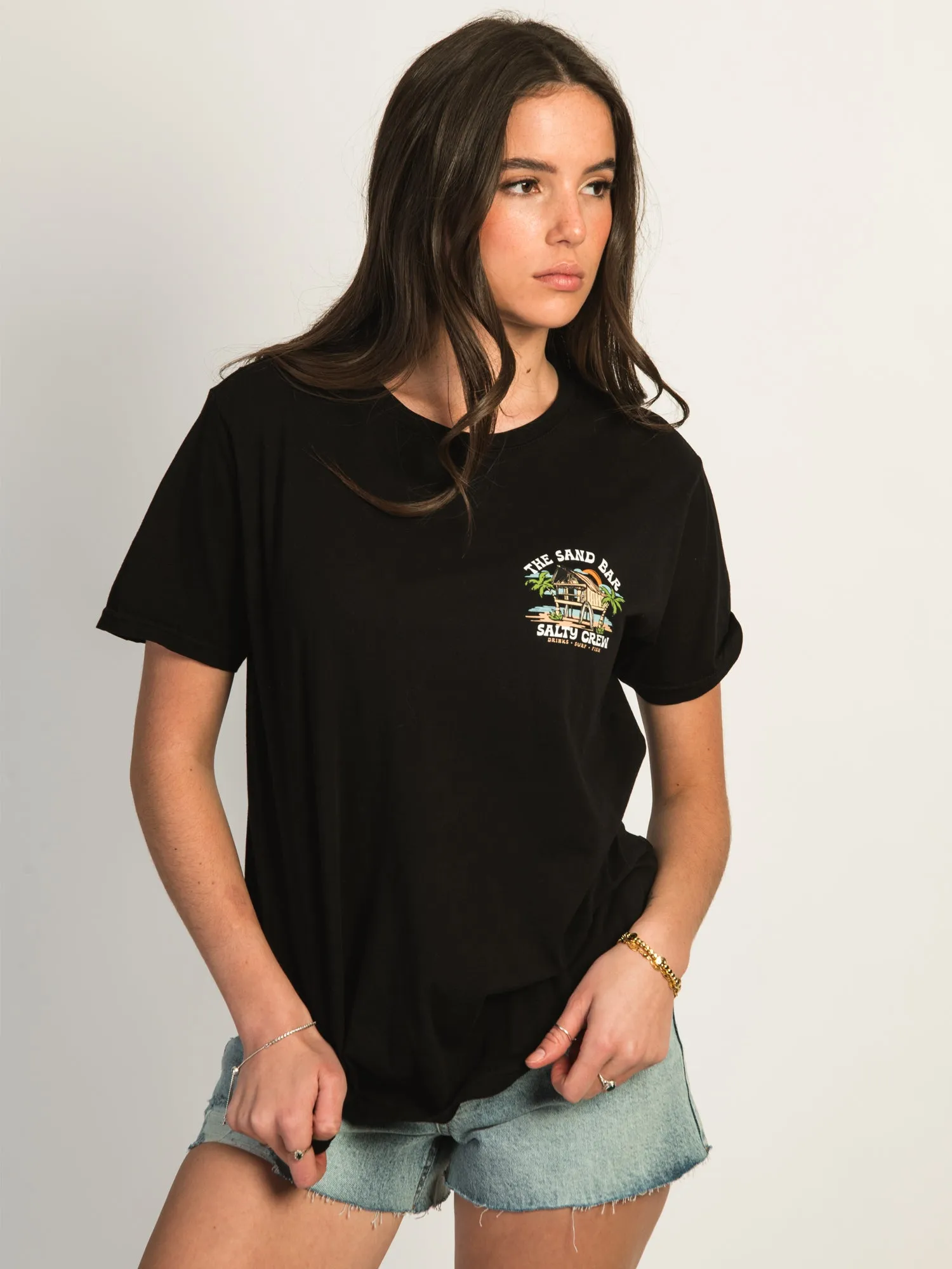 SALTY CREW SAND BAR BOYFRIEND T-SHIRT sold by Boathouse product image thumbnail 2
