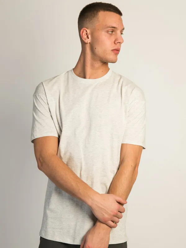 LONG FIT T-SHIRT- OATMEAL sold by Boathouse