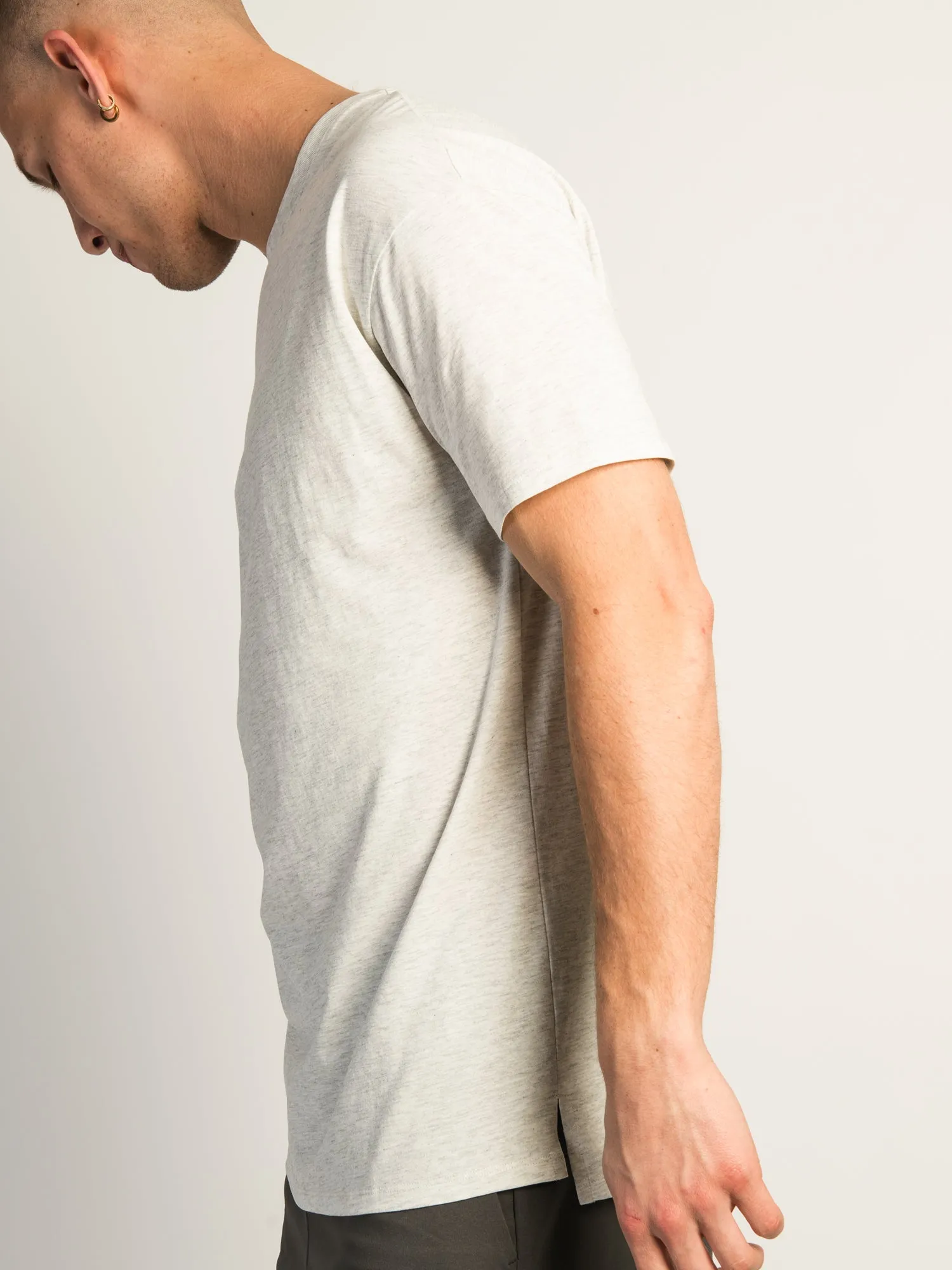 LONG FIT T-SHIRT- OATMEAL sold by Boathouse product image thumbnail 3