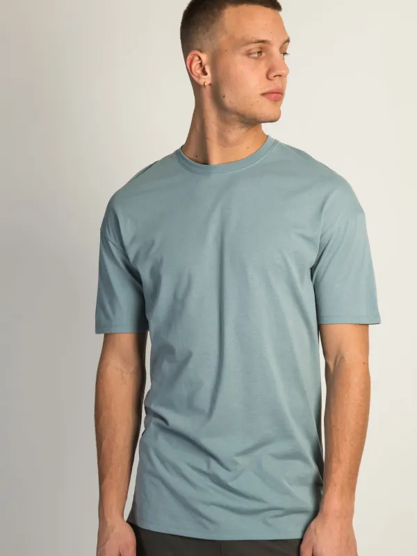 LONG FIT T-SHIRT- POWDER BLUE sold by Boathouse