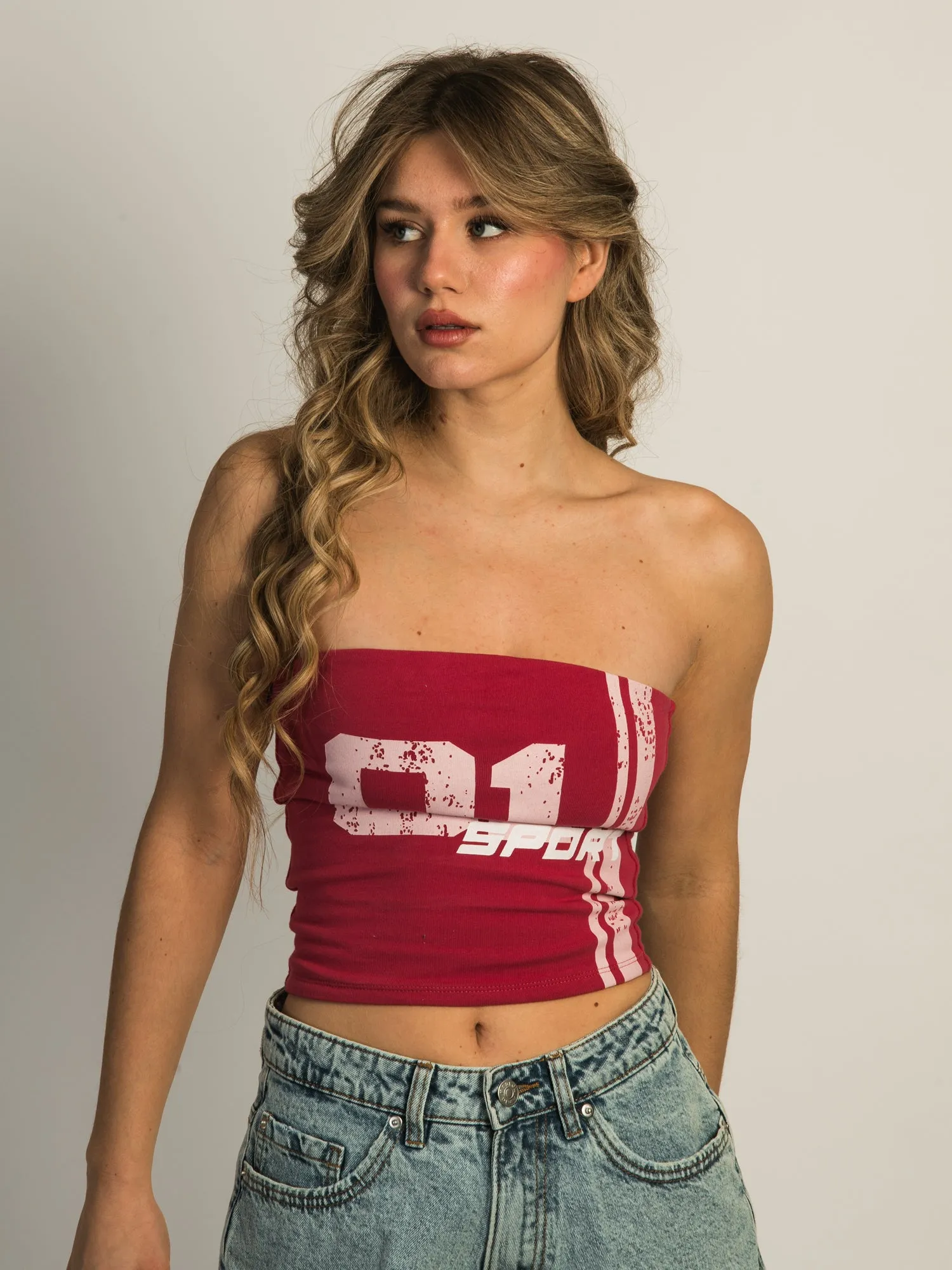 HARLOW BAILEY PRINT TUBE TOP - 01 SPORT sold by Boathouse