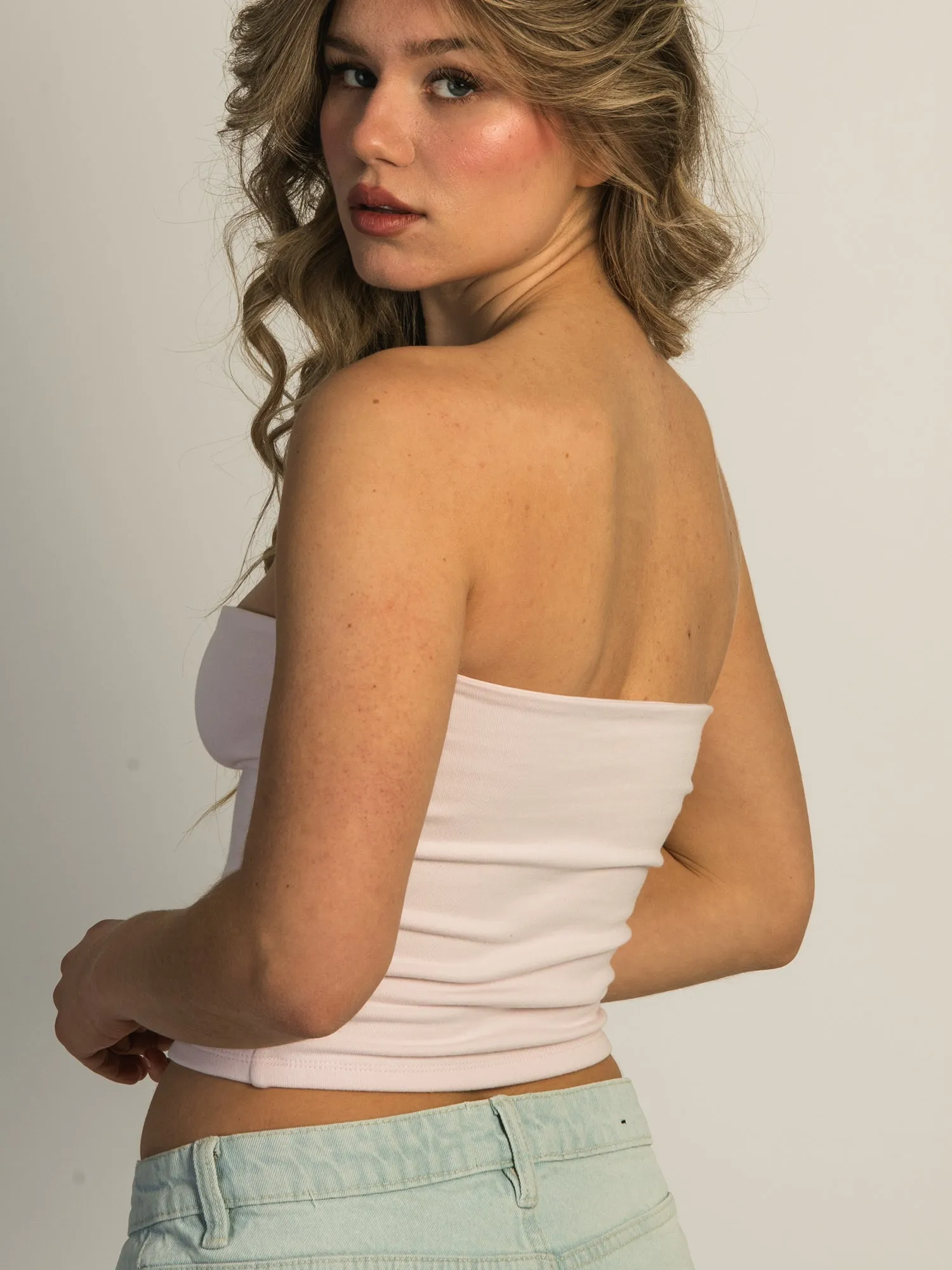 HARLOW BAILEY TUBE TOP - PINK sold by Boathouse product image thumbnail 3