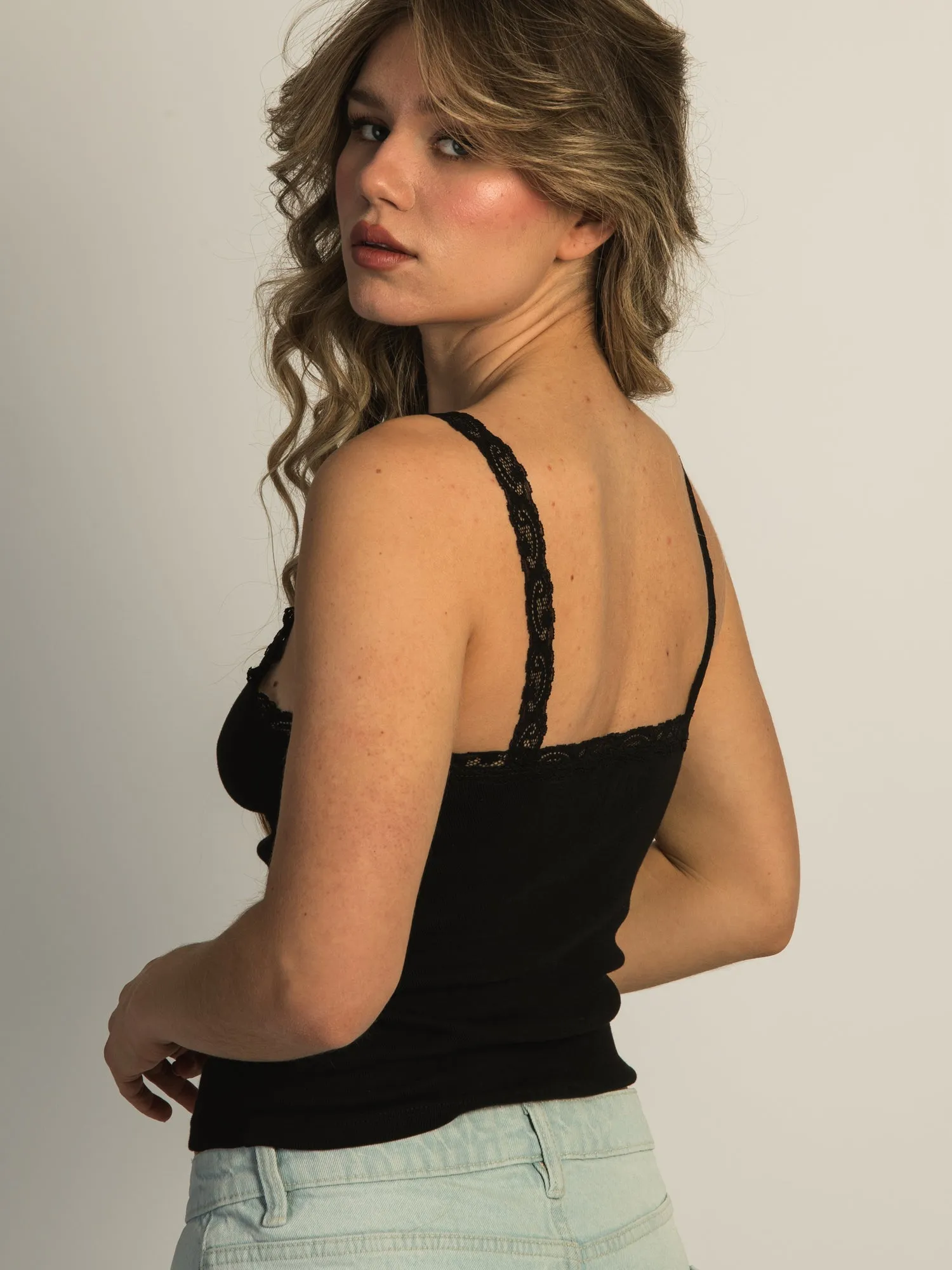 HARLOW LENI TANK - BLACK sold by Boathouse product image thumbnail 5