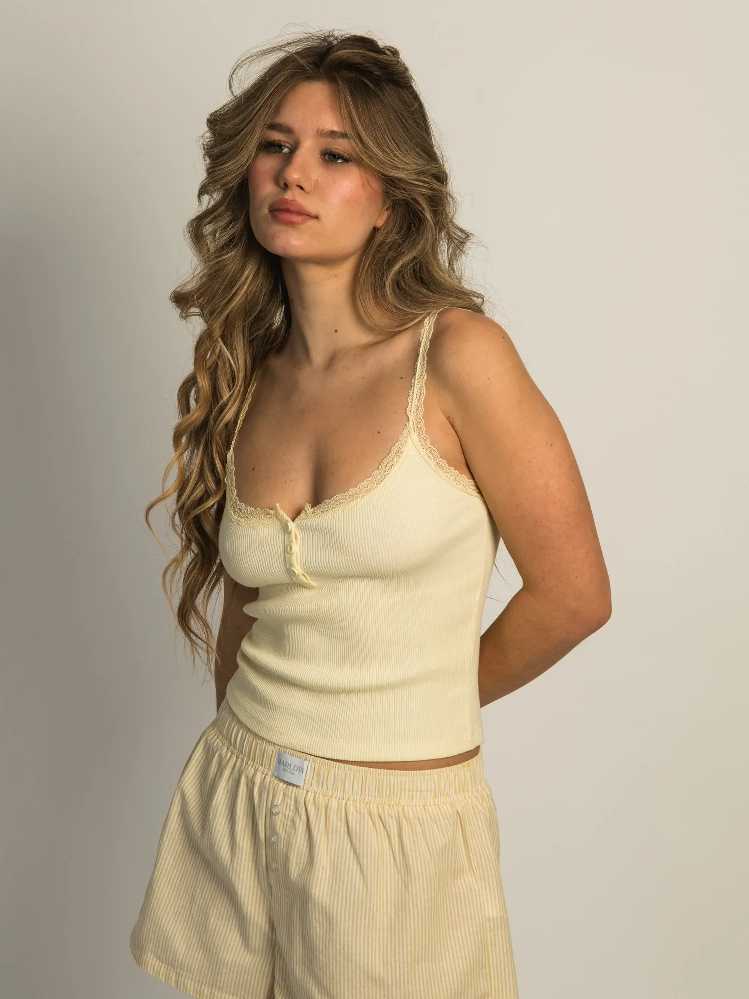 HARLOW HANNAH TANK TOP - YELLOW sold by Boathouse