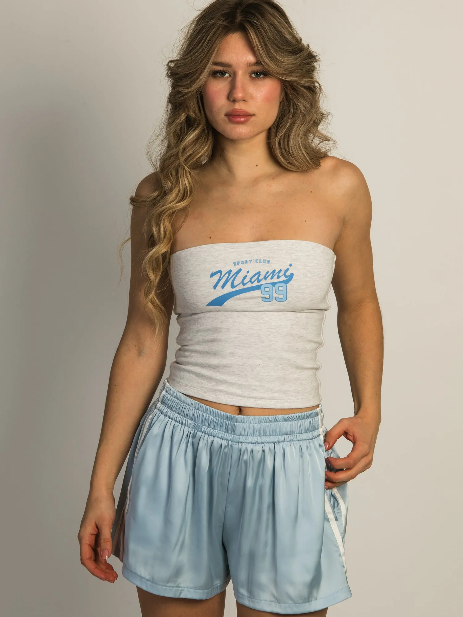 HARLOW BAILEY MELANGE TUBE TOP - MIAMI 99 sold by Boathouse