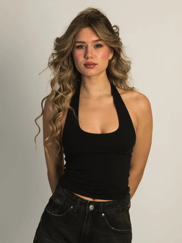 HARLOW DANI HALTER - BLACK sold by Boathouse