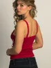 HARLOW LENI TANK TOP - PORT RED sold by Boathouse
