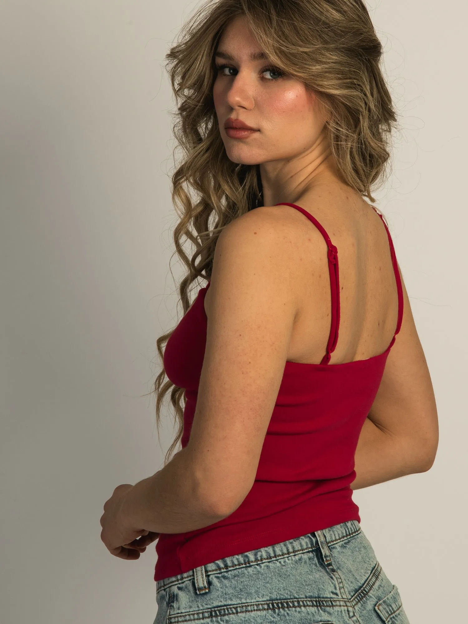 HARLOW HARLOW ESSENTIAL DUO TANK TOP - PORT RED sold by Boathouse product image thumbnail 5