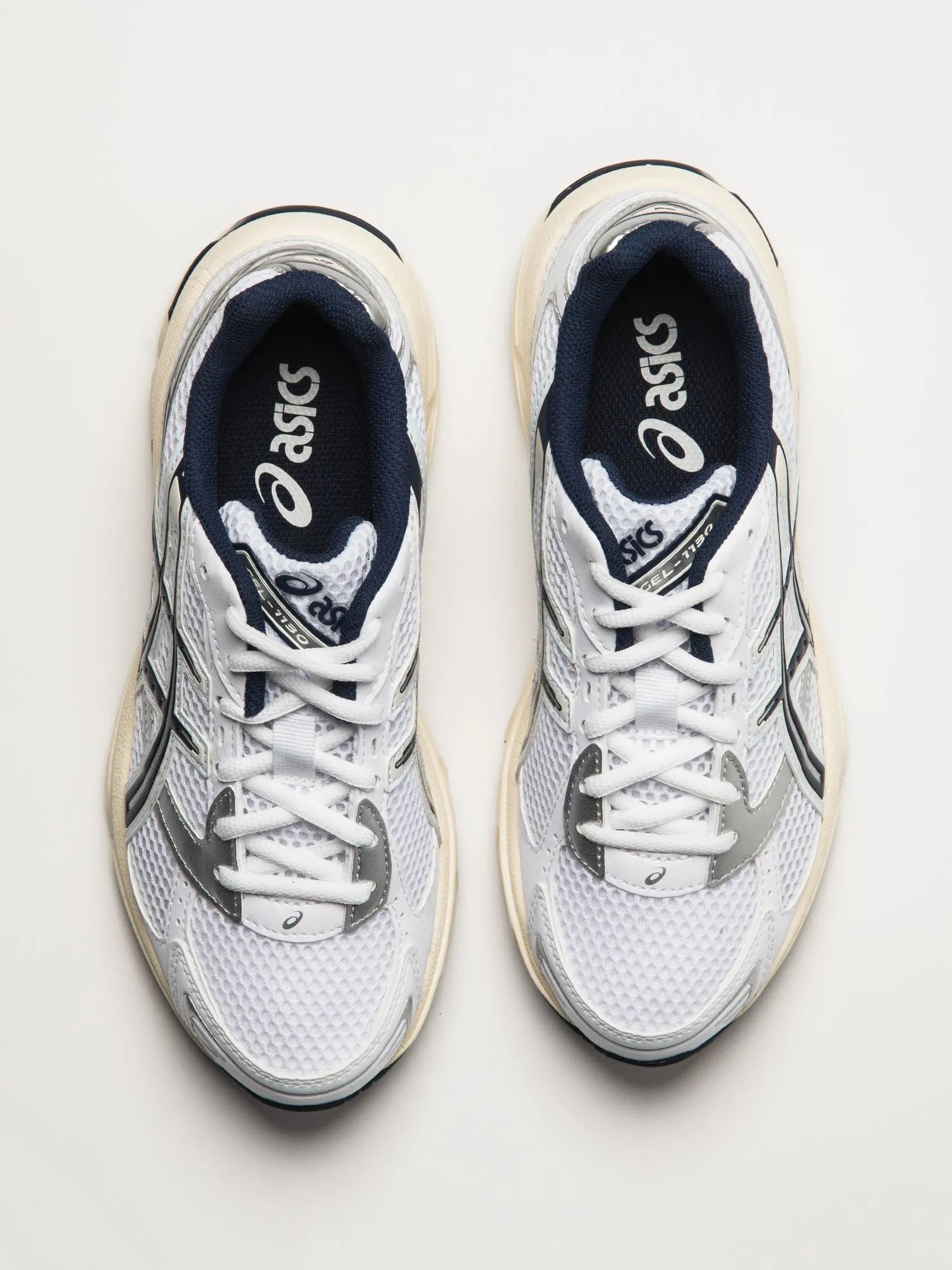 WOMENS ASICS GEL 1130 - WHITE/NAVY sold by Boathouse product image thumbnail 4