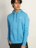 NIKE SPORTSWEAR CLUB PULL OVER HOODIE - BLUE sold by Boathouse