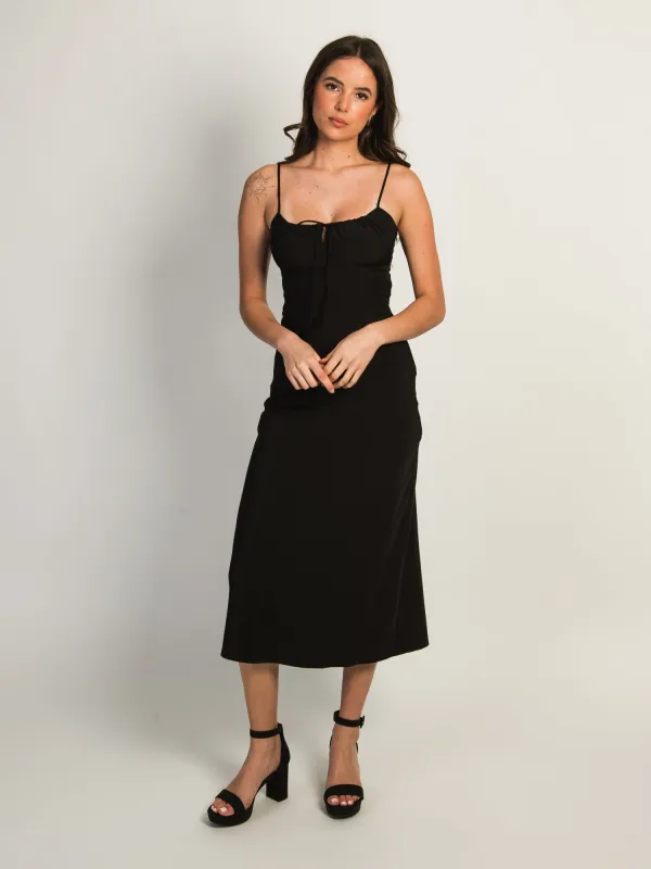 HARLOW VALERIE LONG DRESS - BLK/BLACK sold by Boathouse