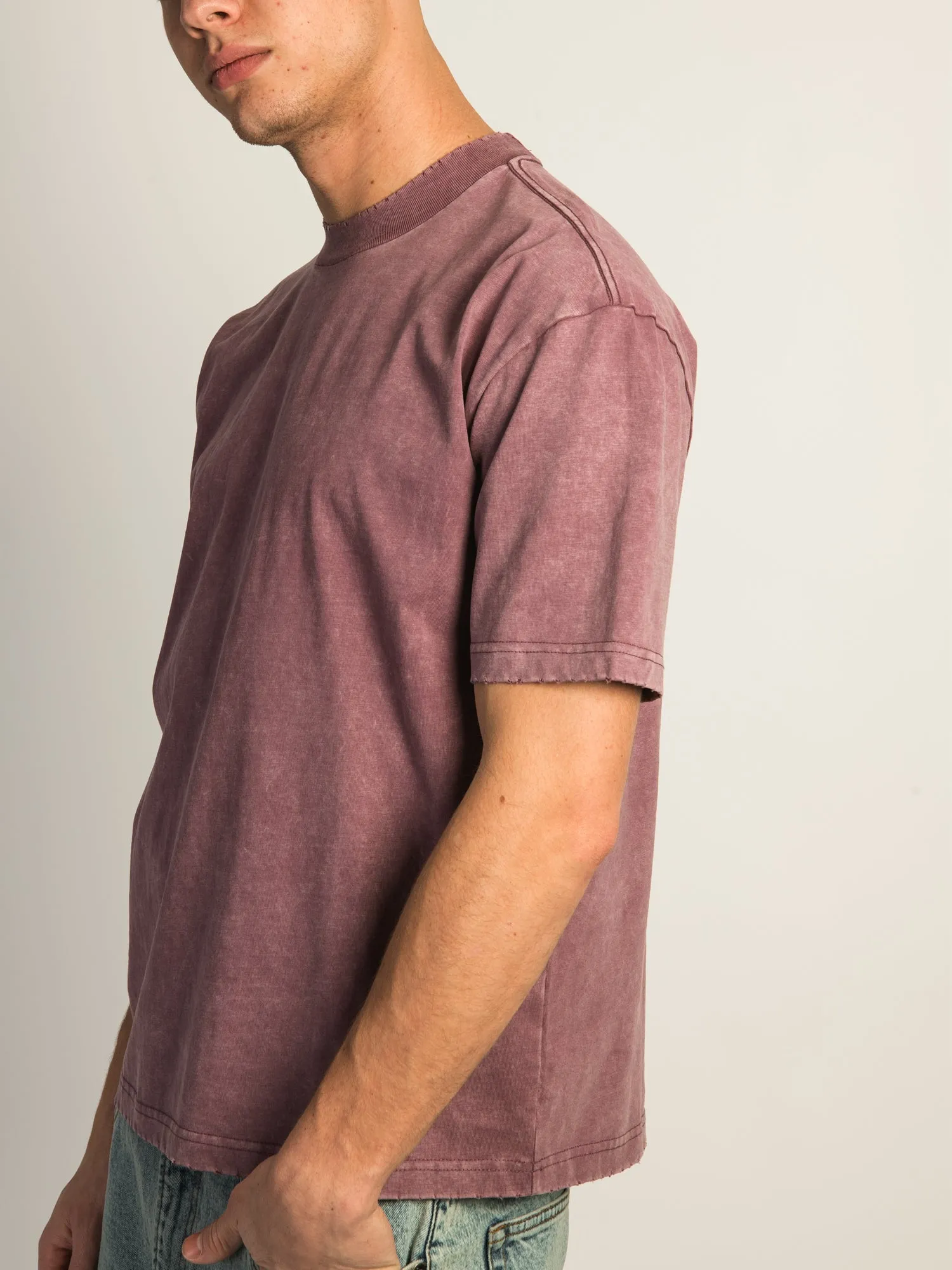 KOLBY HEAVYWEIGHT T-SHIRT - PEBBLE sold by Boathouse product image thumbnail 3