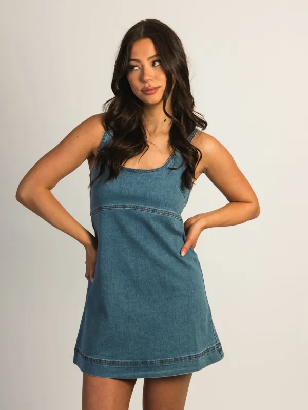 PRINCESS POLLY RAUTHA MINI DENIM DRESS sold by Boathouse