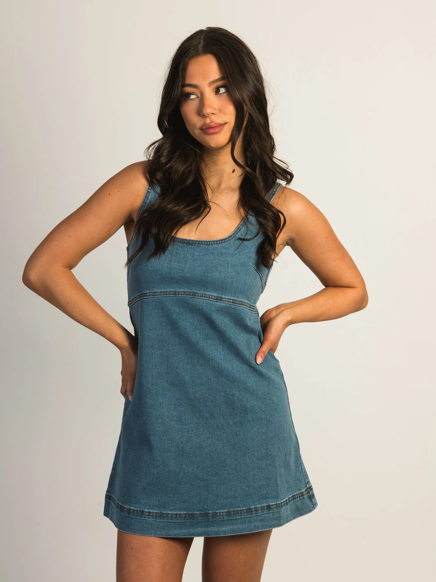 PRINCESS POLLY RAUTHA MINI DENIM DRESS sold by Boathouse