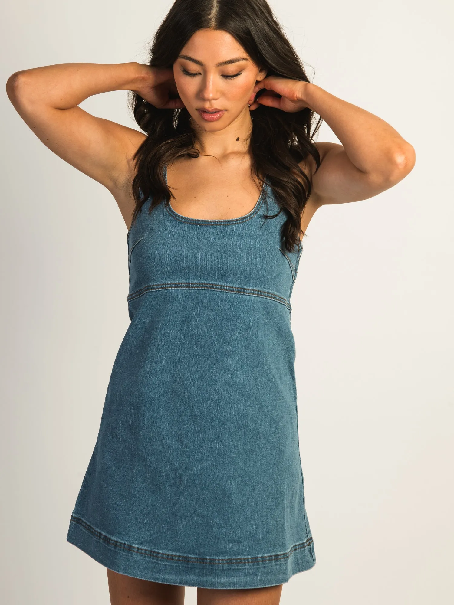 PRINCESS POLLY RAUTHA MINI DENIM DRESS sold by Boathouse product image thumbnail 3