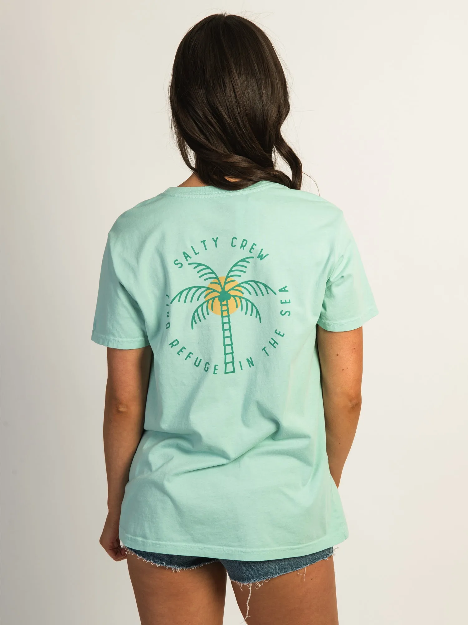 SALTY CREW QUEEN PALM BOYFRIEND T-SHIRT sold by Boathouse