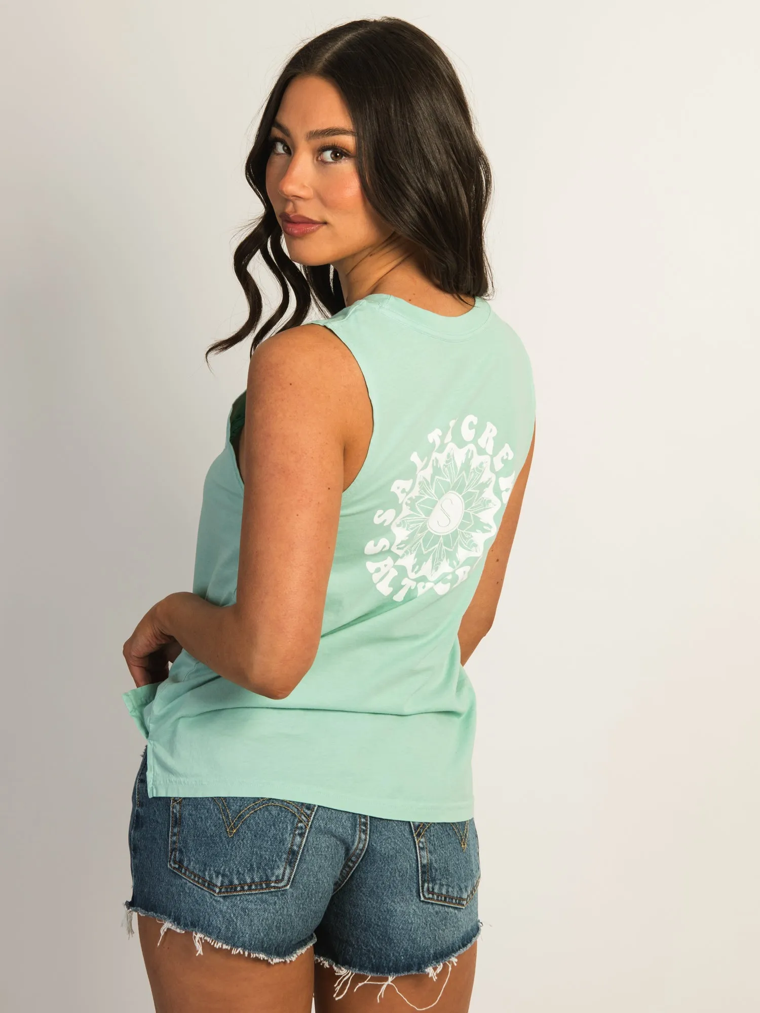 SALTY CREW FLOWER POWER MUSCLE TANK TOP sold by Boathouse