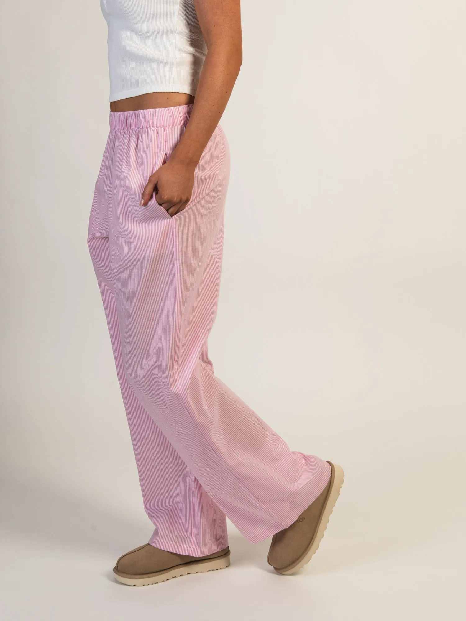 HARLOW TAYLOR PANT - PINK/WHITE sold by Boathouse product image thumbnail 3