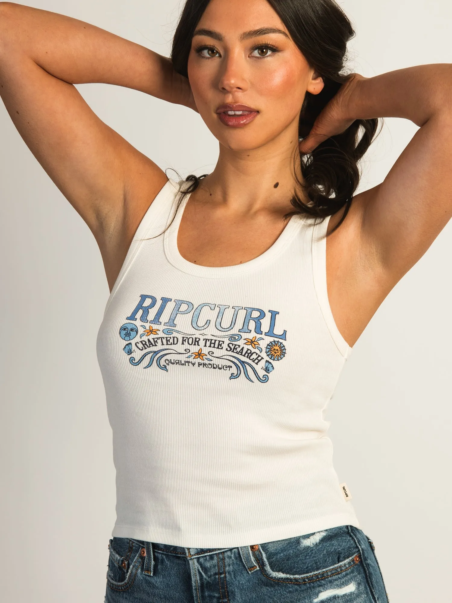 RIP CURL LUNA RIBBED TANK TOP sold by Boathouse product image thumbnail 4