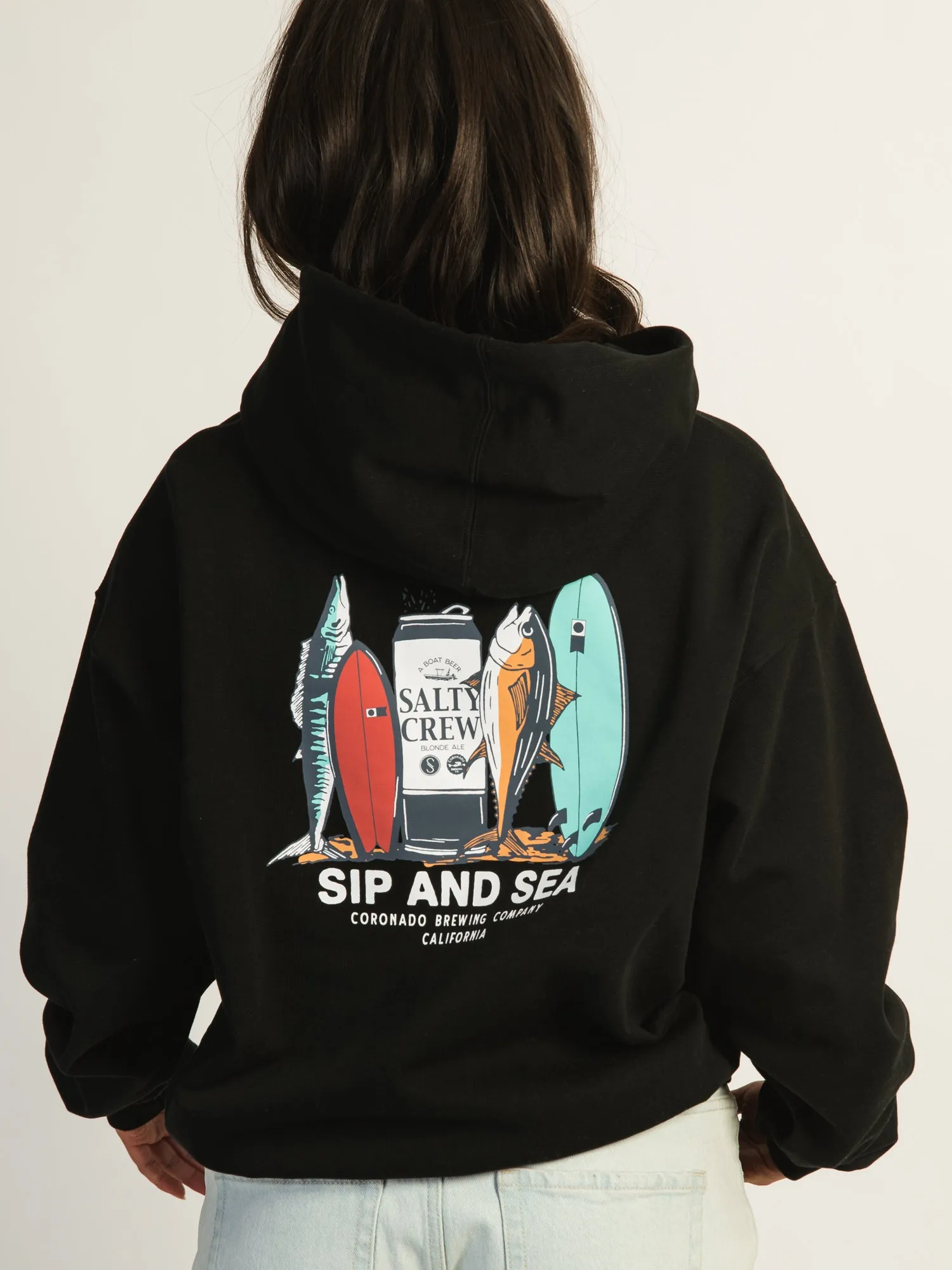 SALTY CREW SIP AND SEA PULL OVER HOODIE sold by Boathouse