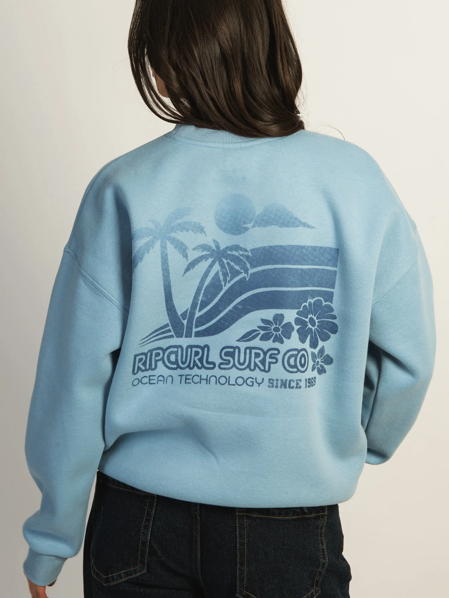 RIP CURL OCEAN TECH HERITAGE CREWNECK sold by Boathouse