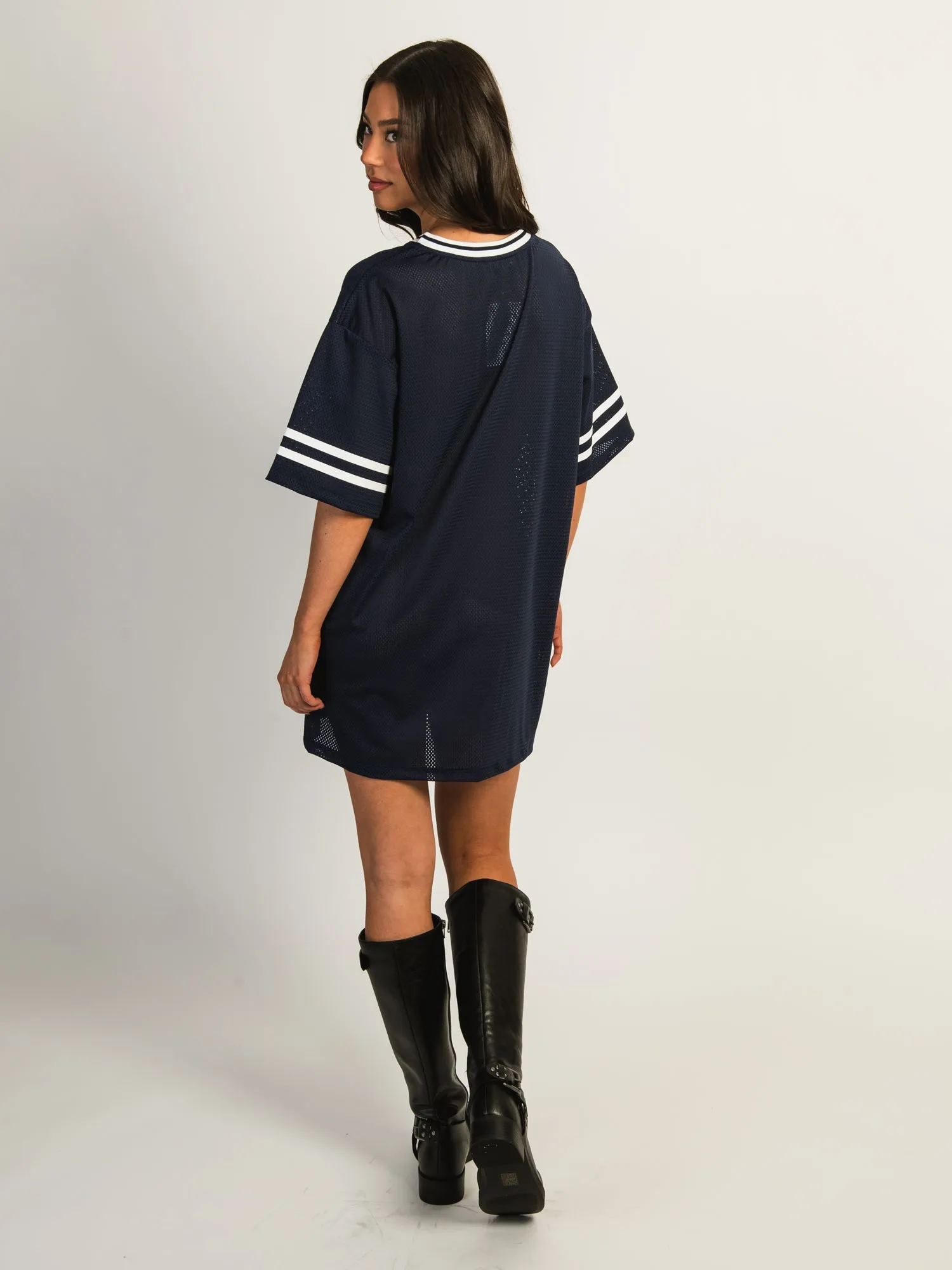 PRINCESS POLLY MICHAIL JERSEY MINI DRESS - NAVY sold by Boathouse product image thumbnail 5