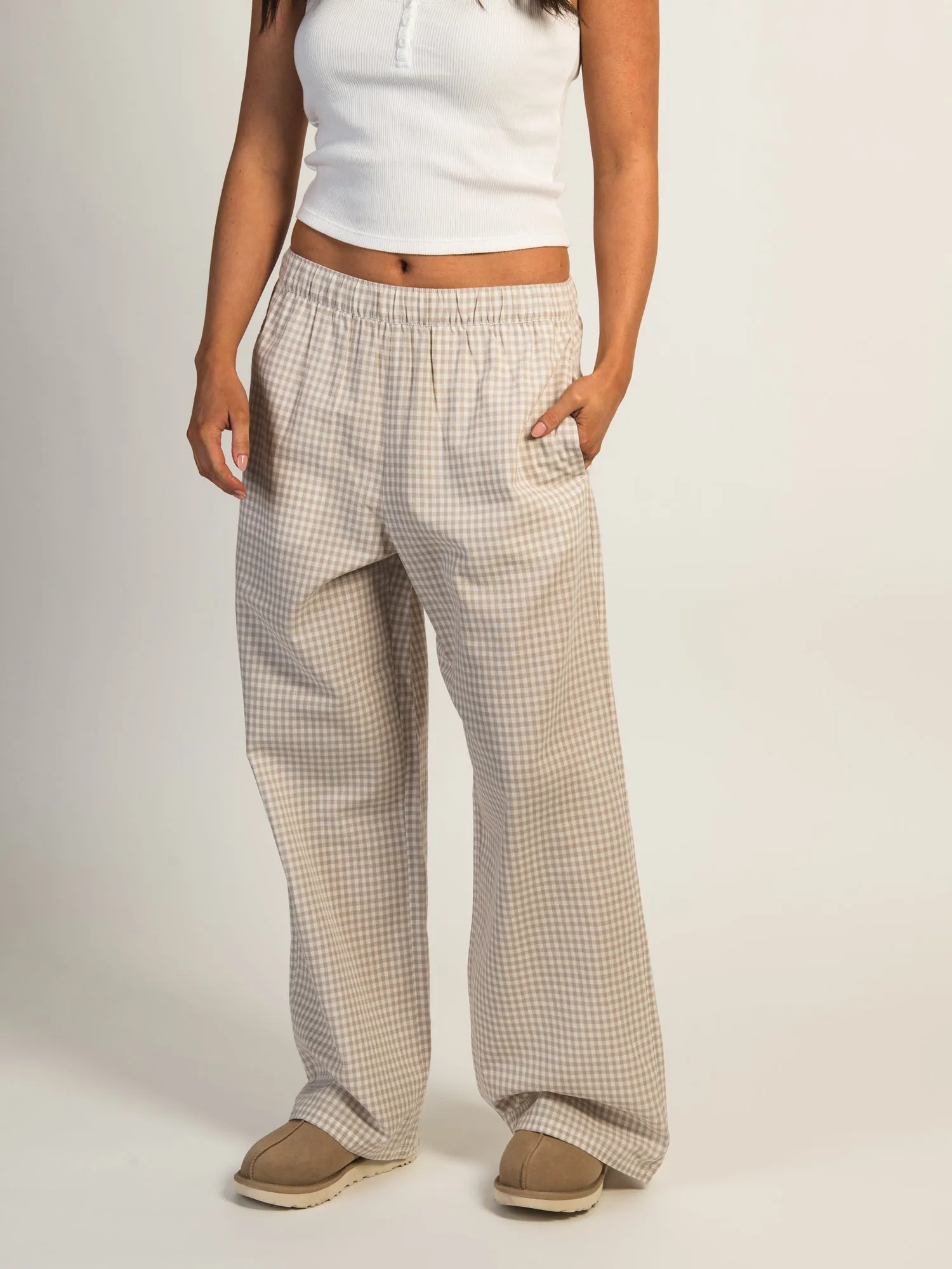 HARLOW TAYLOR PANT - TAUPE sold by Boathouse