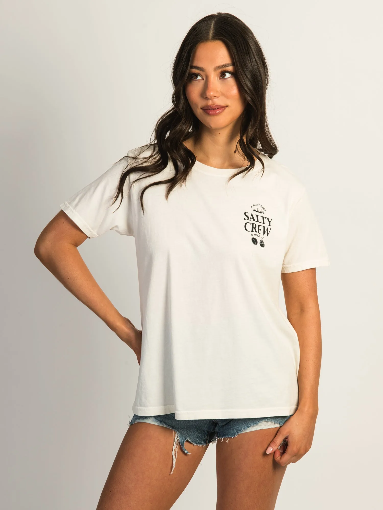 SALTY CREW SIP AND SEA BOYFRIEND T-SHIRT sold by Boathouse product image thumbnail 2