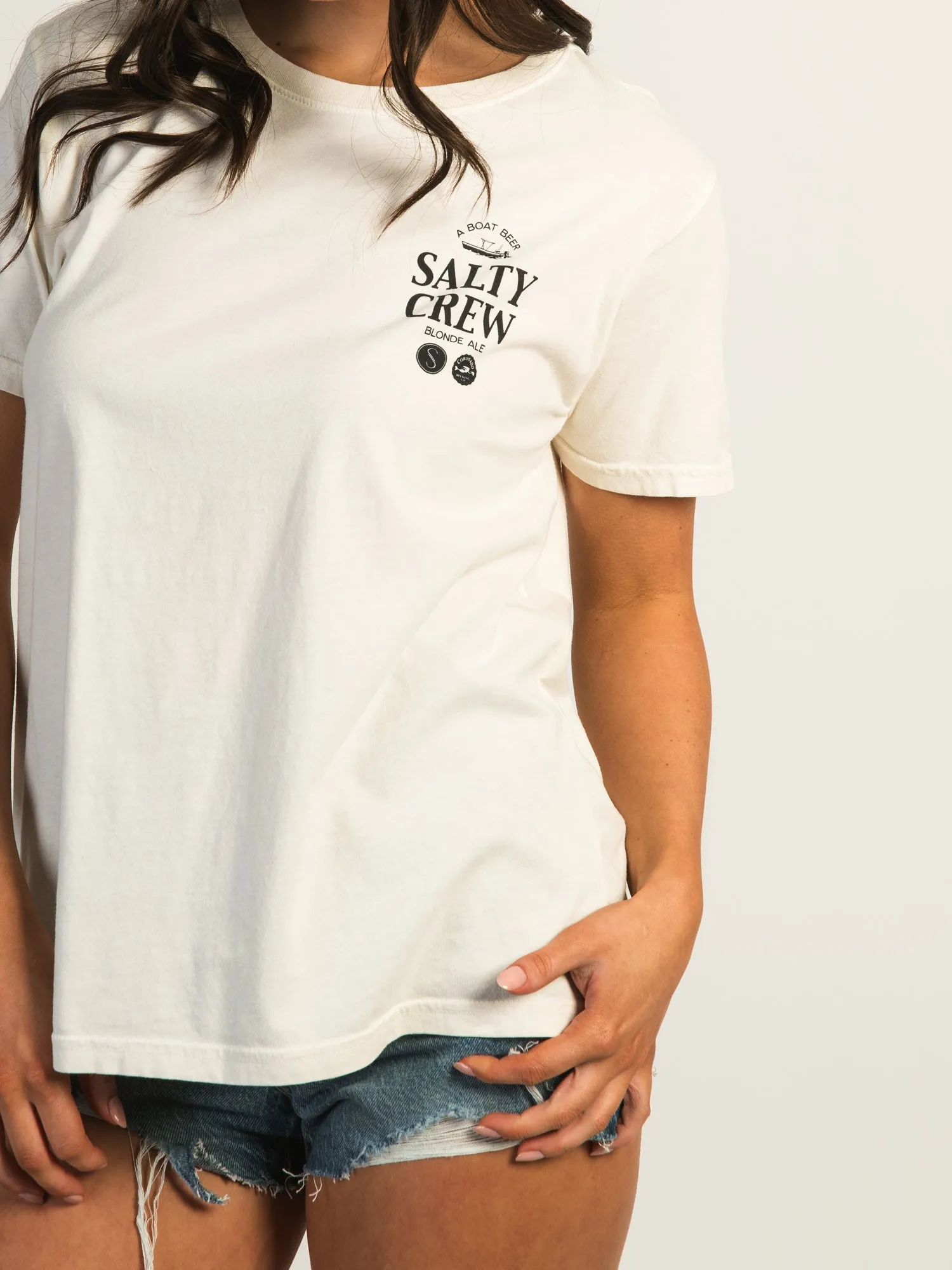 SALTY CREW SIP AND SEA BOYFRIEND T-SHIRT sold by Boathouse product image thumbnail 3