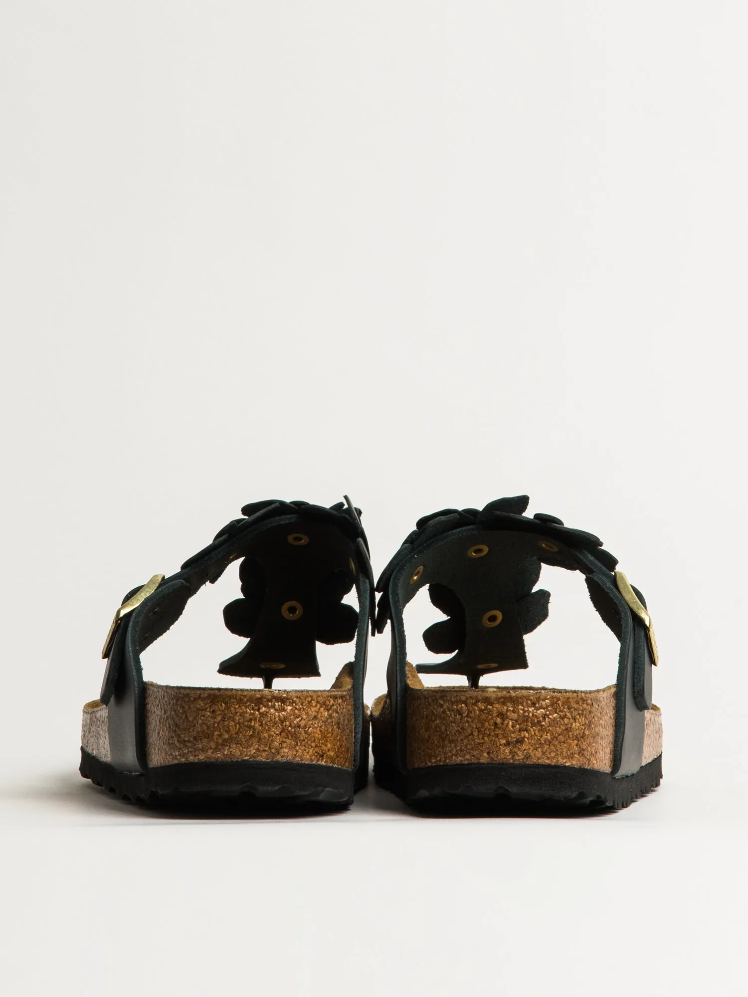 WOMENS BIRKENSTOCK GIZEH FLOWER LEATHER SANDALS - REGULAR - BLACK sold by Boathouse product image thumbnail 4